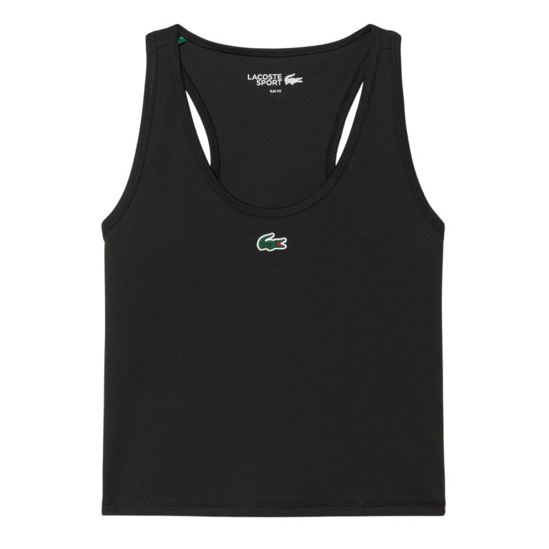 Camiseta Lacoste Tank Negro Mujer