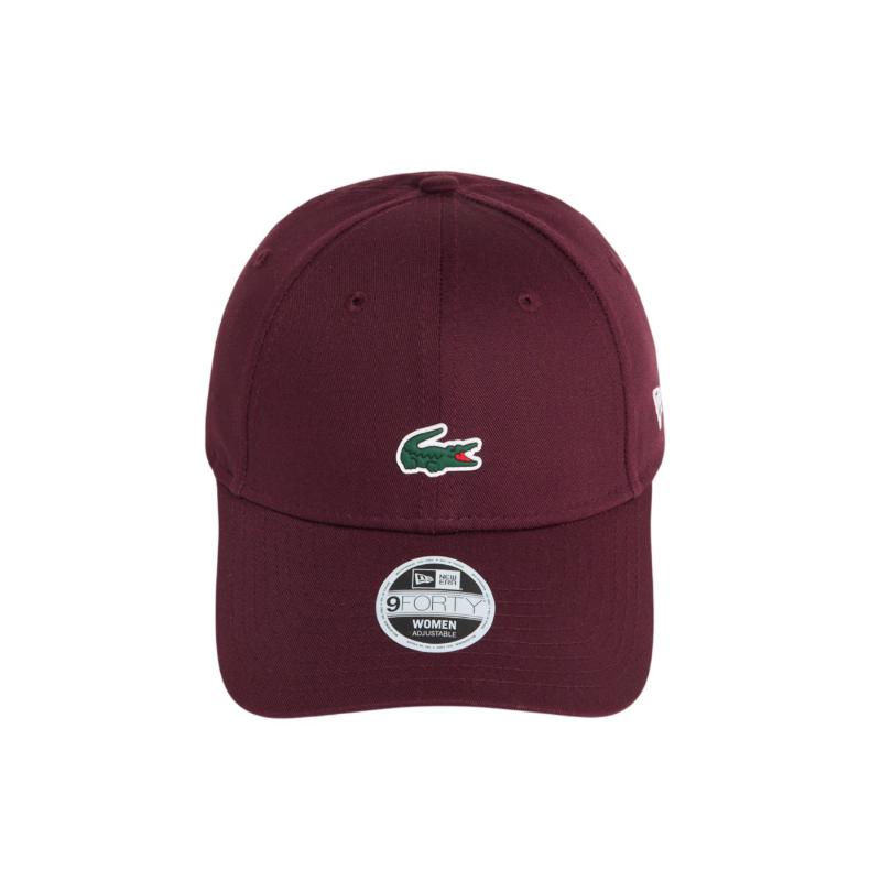 Gorra Lacoste New Era Logo Granate