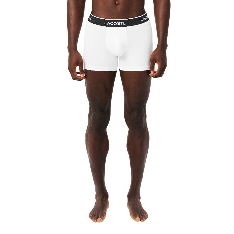 Boxers Lacoste Microfibra Verde Blanco Negro 3 Unidades