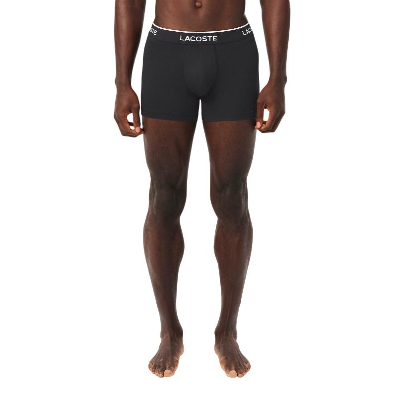 Boxers Lacoste Microfibra Verde Blanco Negro 3 Unidades