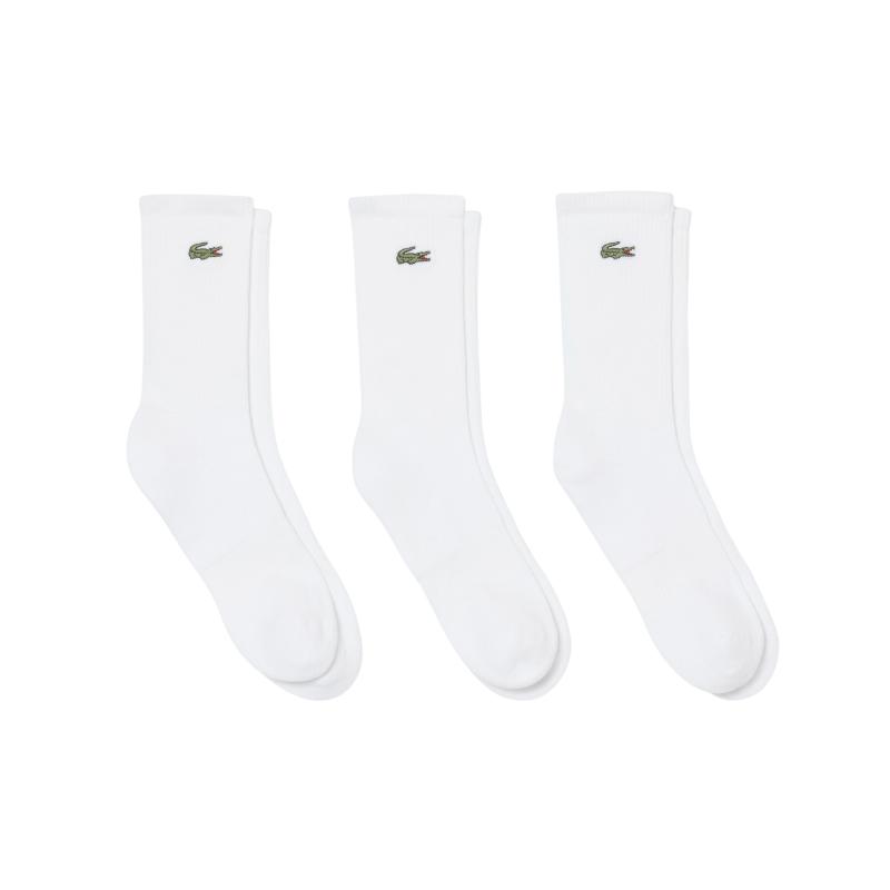 Calcetines Lacoste Classic Blanco 3 Pares