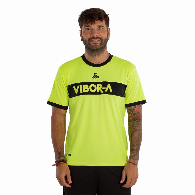 Camiseta Vibora Poison Amarillo Negro