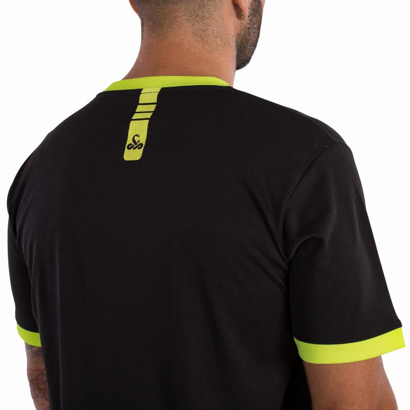 Camiseta Vibora Poison Negro Amarillo