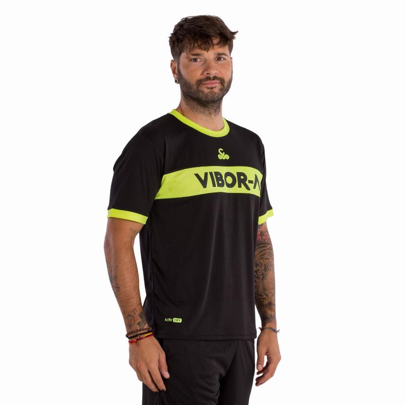 Camiseta Vibora Poison Negro Amarillo