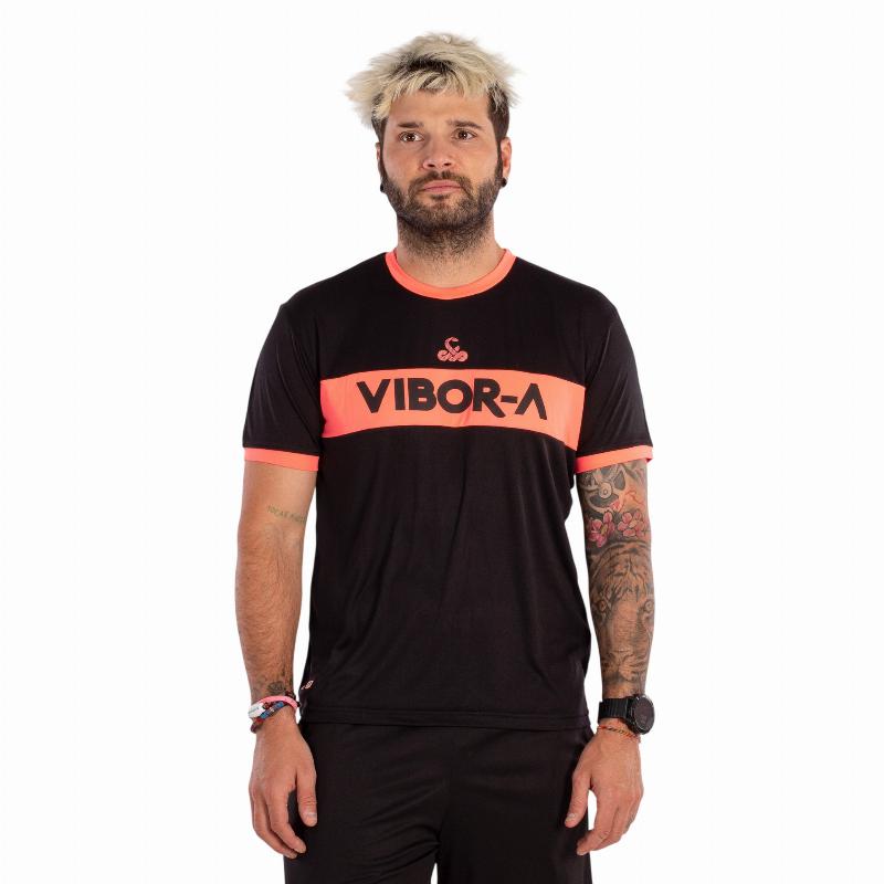 Camiseta Vibora Poison Negro Coral
