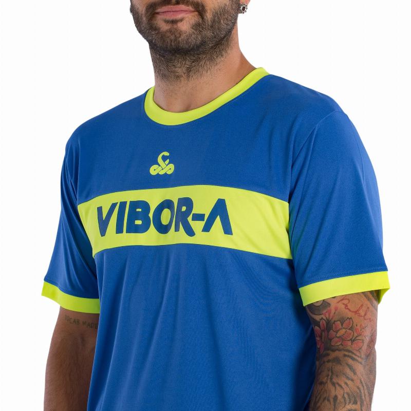 Camiseta Vibora Poison Azul Electrico