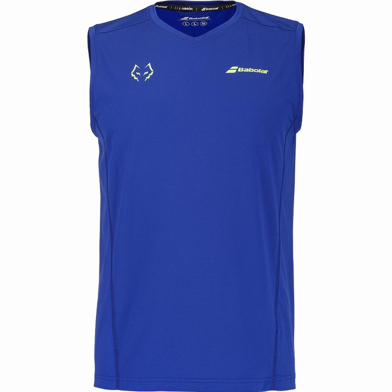 Camiseta Babolat Juan Lebron Azul Depths