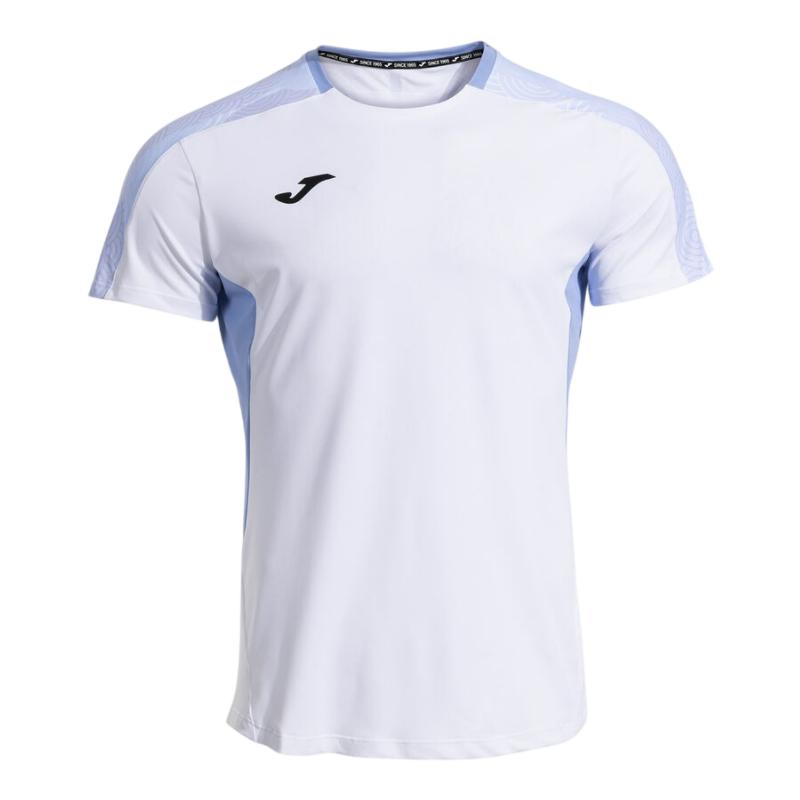 Camiseta Joma Challenge Blanco Azul Claro