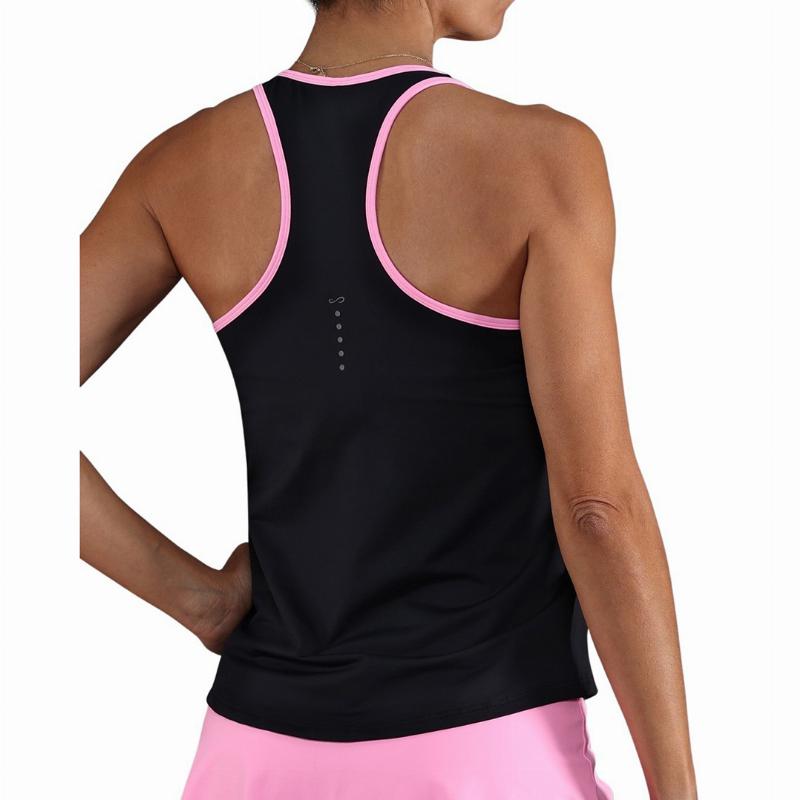 Camiseta Endless Cercle Negro Rosa