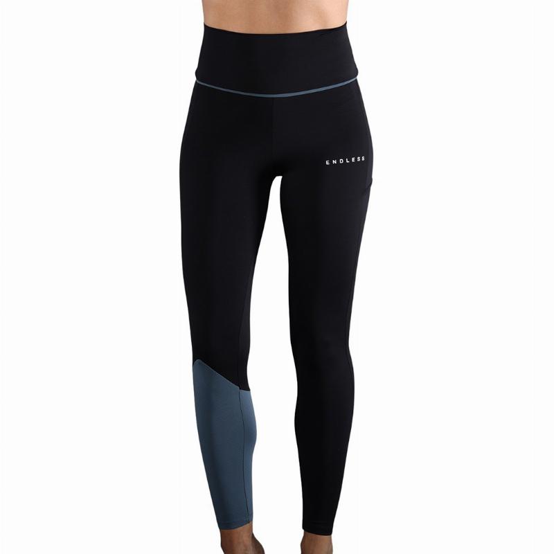 Mallas Endless Vanity Pocket Negro Denim