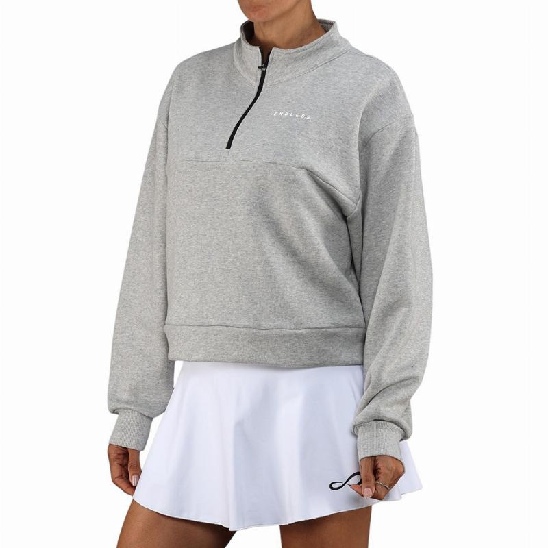 Sudadera Endless Vibe Gris Melange