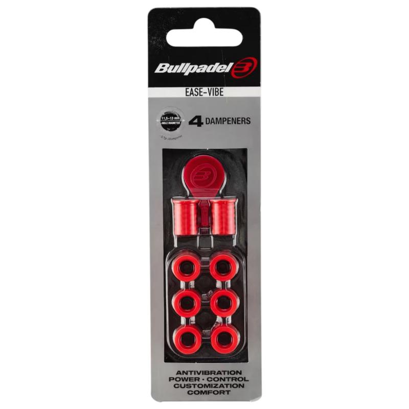 Antivibrador Bullpadel Ease Vibe Rojo